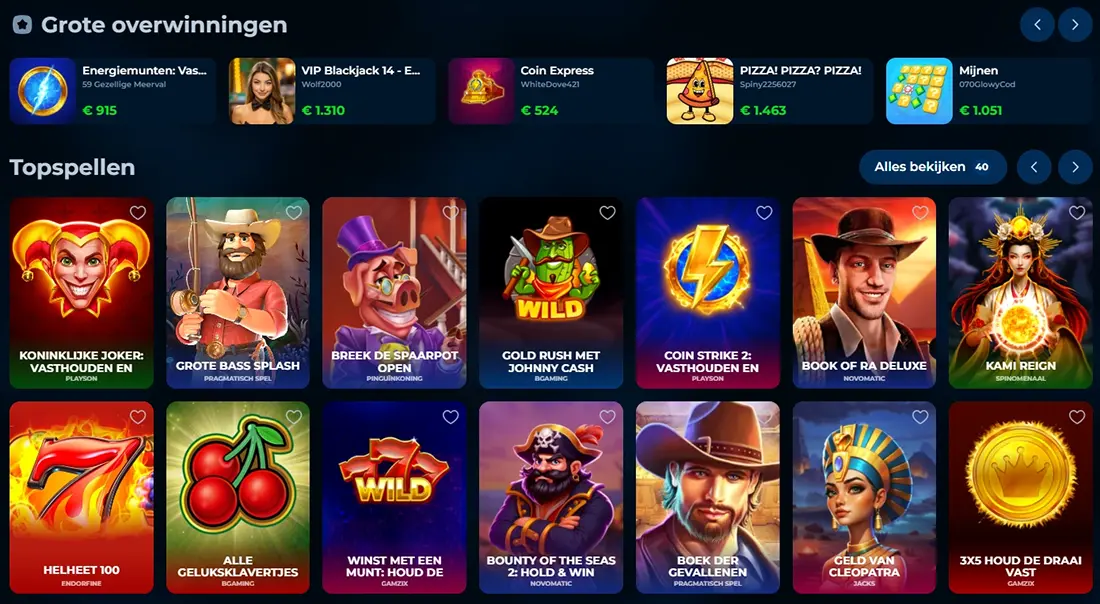 PiperSpin Casino Startpagina