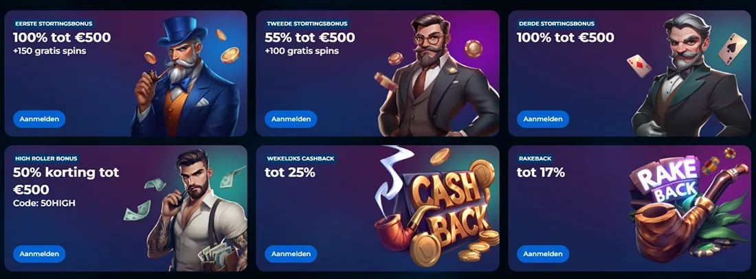 PiperSpin Casino Bonussen en Promoties